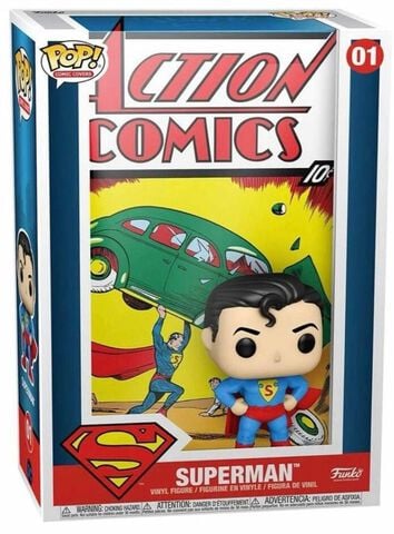 Figurine Funko Pop! N°01- Comic Cover : Dc - Superman Action Comic
